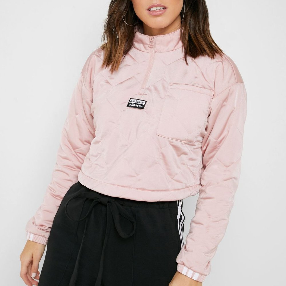 Adidas Originals Cropped Sweatshirt Women's NEW